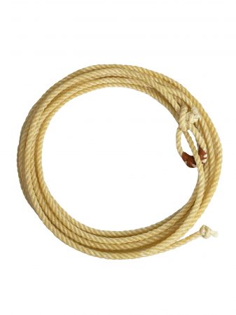 5&#47;16" x 25' Waxed Synthetic Kid Rope with Hand Sewn Leather Burner